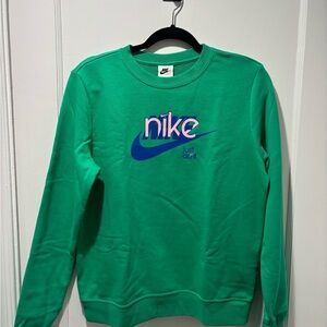 Nike Green Crewneck Sweater